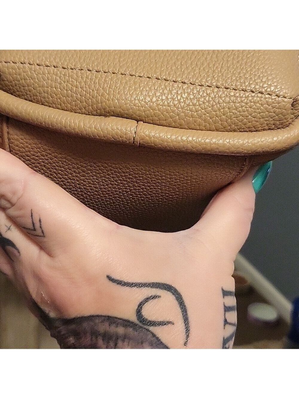 Tan Leather Handbag - Picture 3 of 6